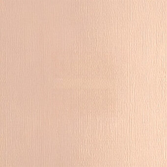 Pale blush pink textured surface with a fine vertical grain and matte finish, displaying a striated pattern and soft, muted tone.